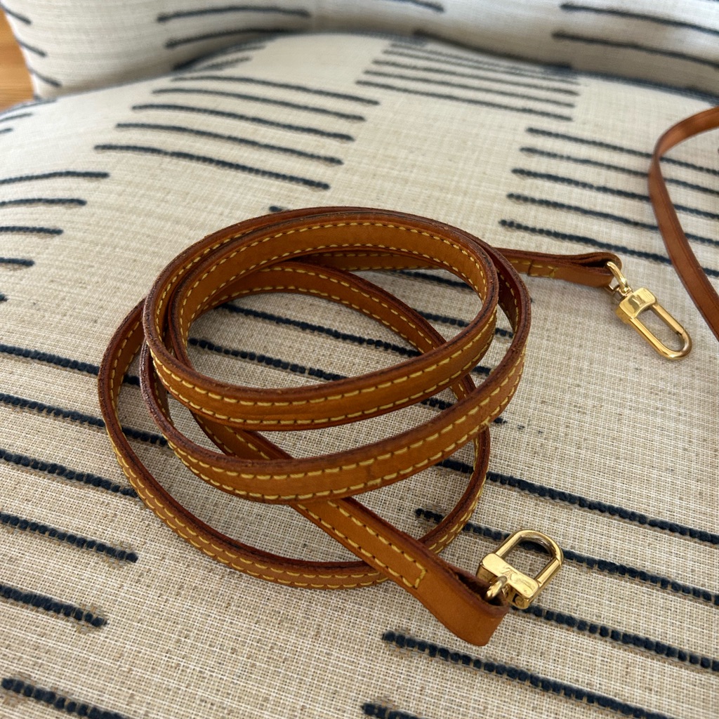 Authentic Louis Vuitton Monogram Pochette With A Long Strap